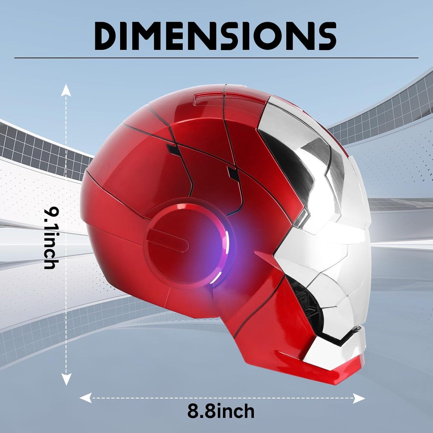 Casco Electrónico Iron-Man MK5 Usable Control Voz LED