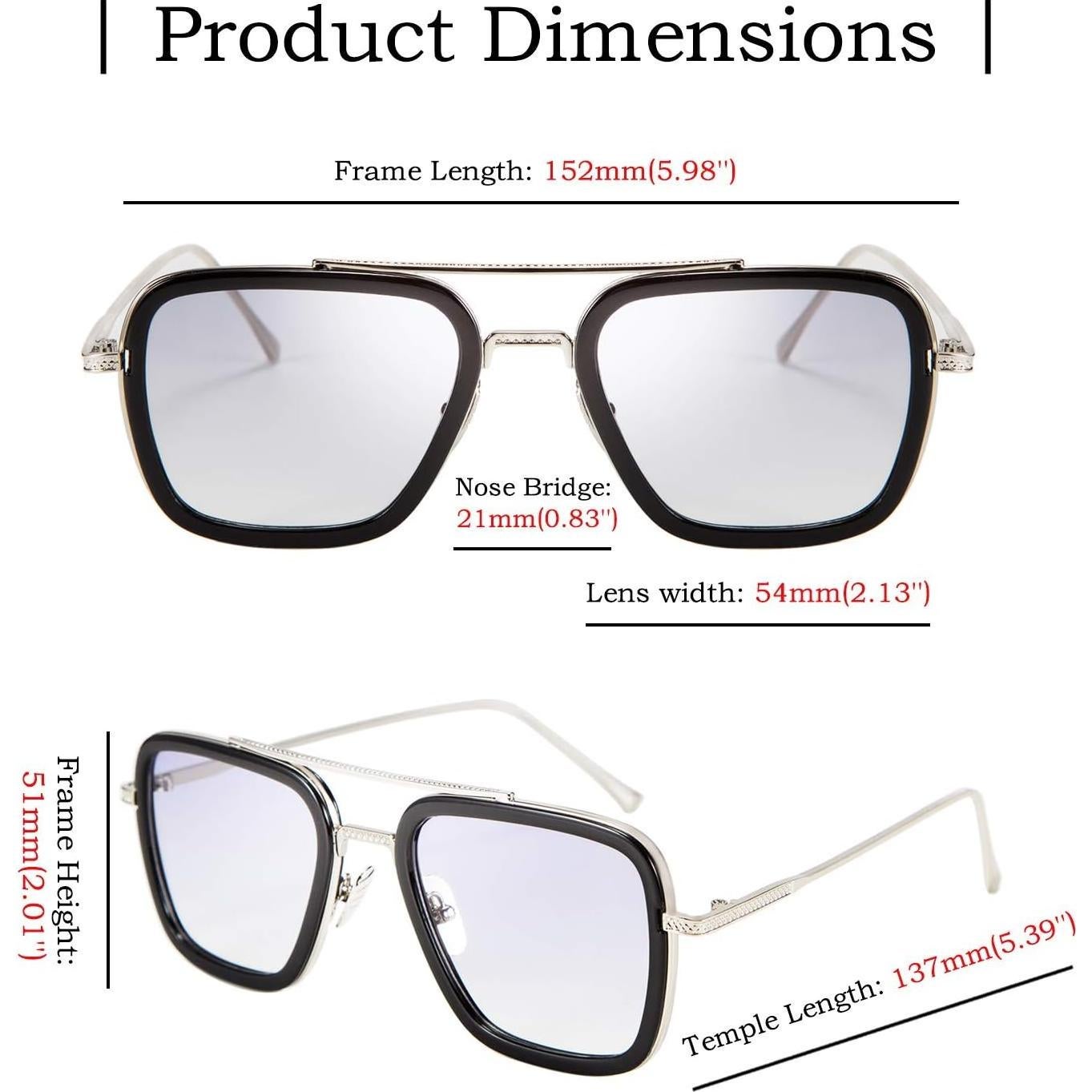 Gafas de Sol Cuadradas FEISEDY Retro UV400 para Mujeres