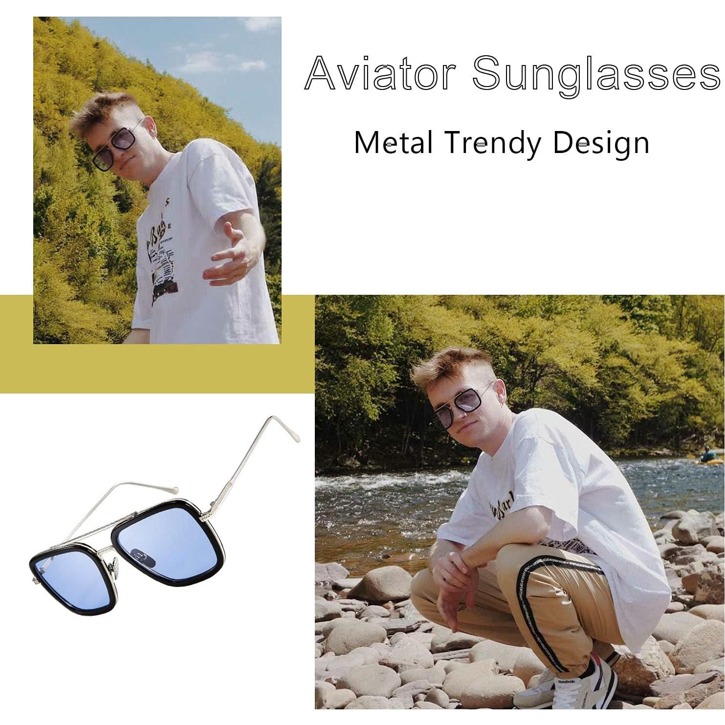 Gafas de Sol Cuadradas FEISEDY Retro UV400 para Mujeres