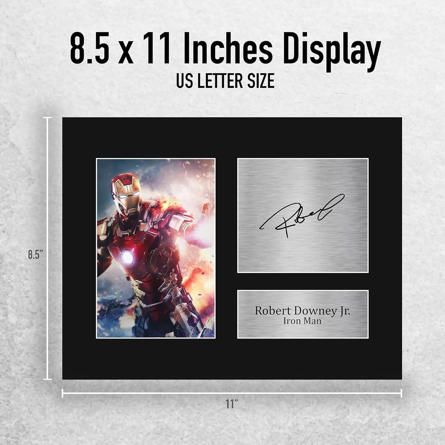 Foto firmada Robert Downey Jr. como Iron Man - HWC Trading