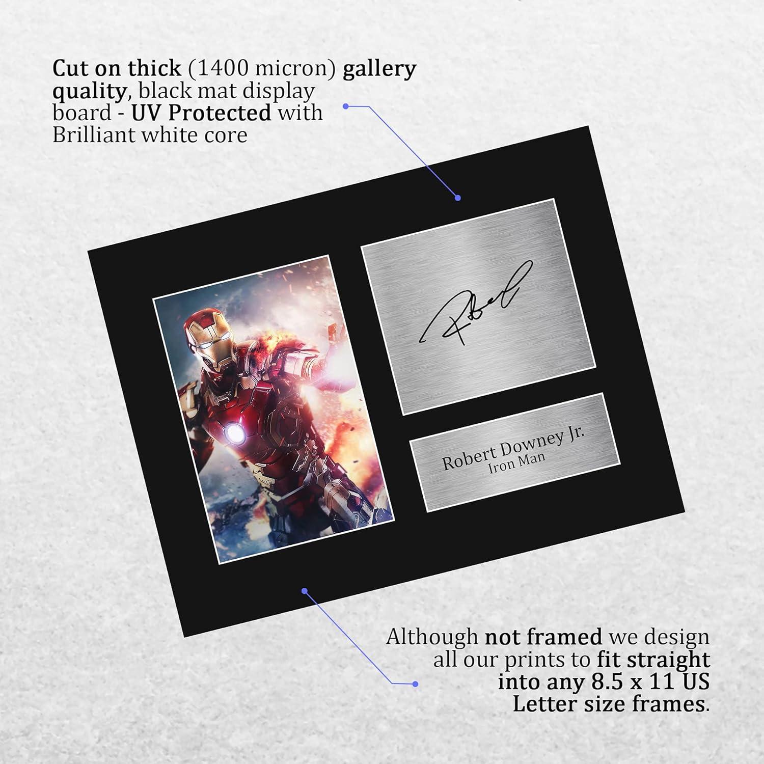 Foto firmada Robert Downey Jr. como Iron Man - HWC Trading