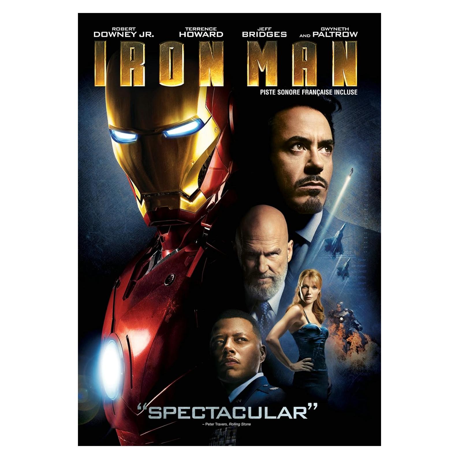 Película Iron Man en DVD - Robert Downey Jr. - Acción PG-13
