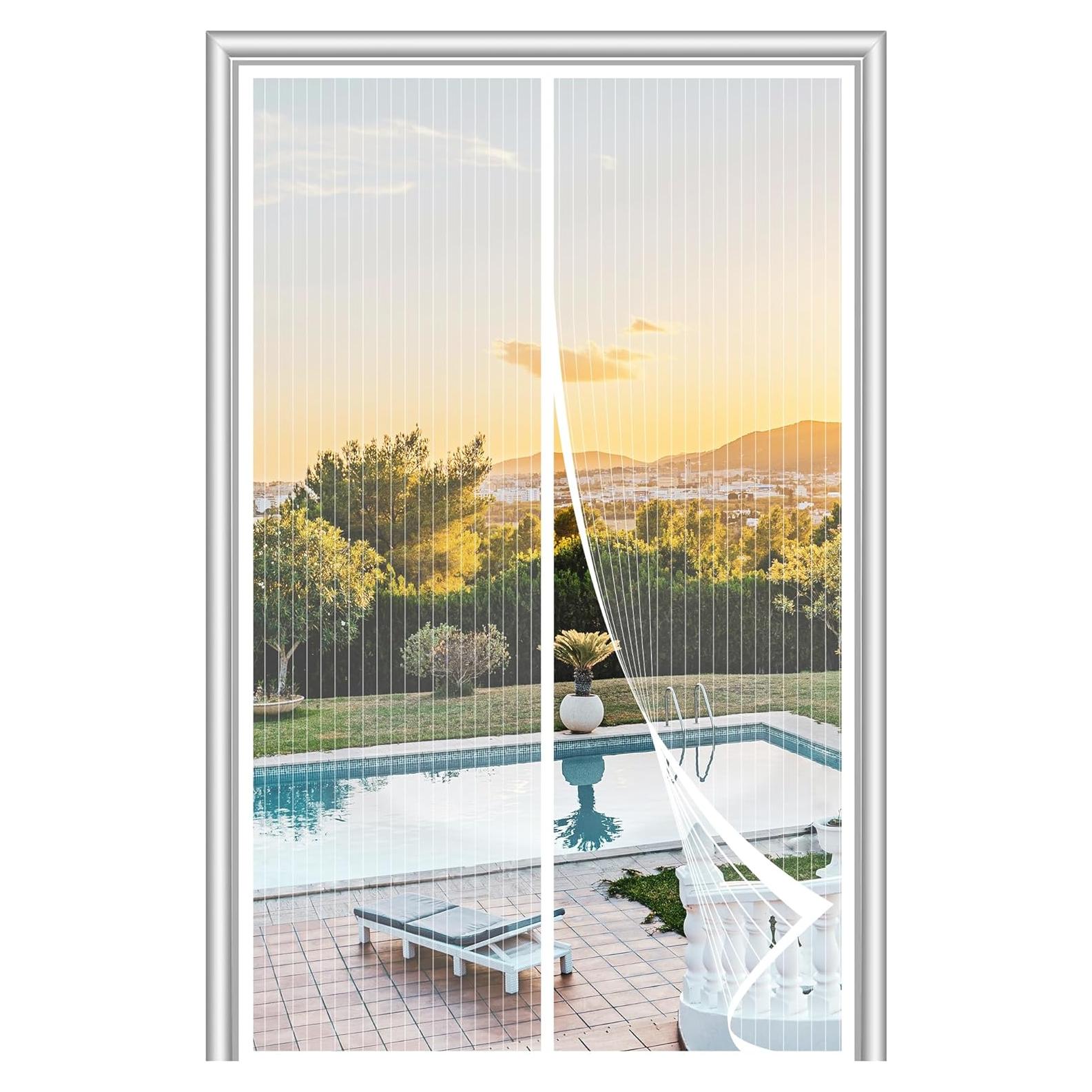 Puerta de Pantalla Magnética METAONLY 36x82 cm Blanca