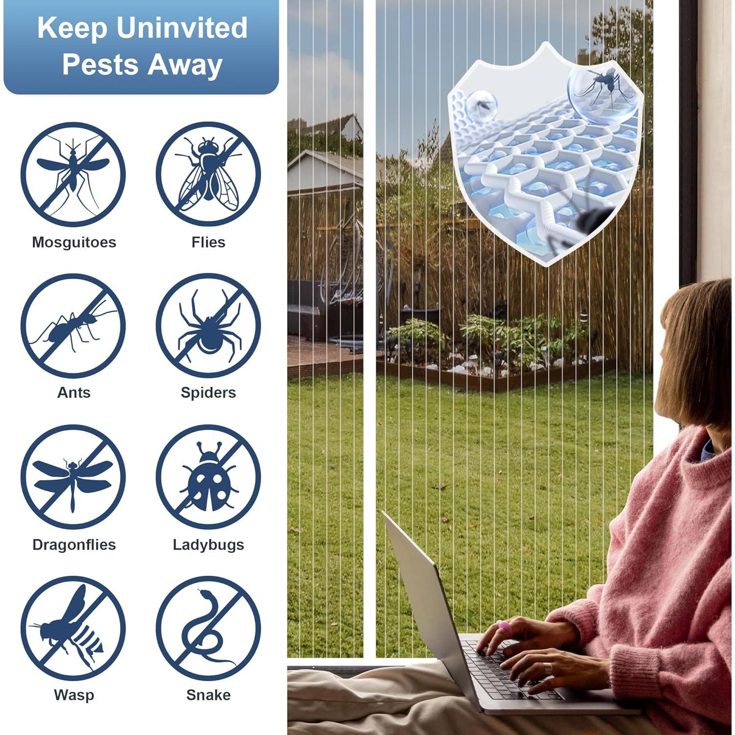 Puerta de Pantalla Magnética METAONLY 36x82 cm Blanca