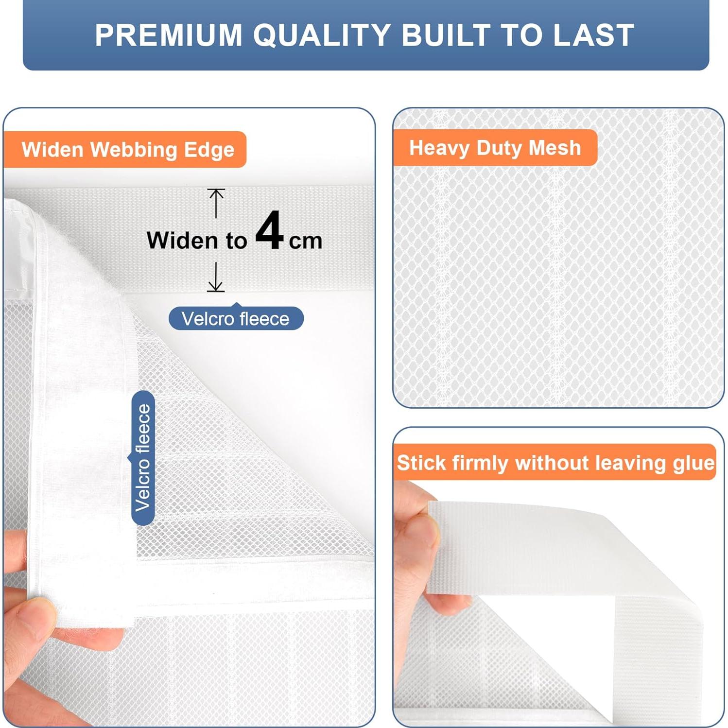 Puerta de Pantalla Magnética METAONLY 36x82 cm Blanca
