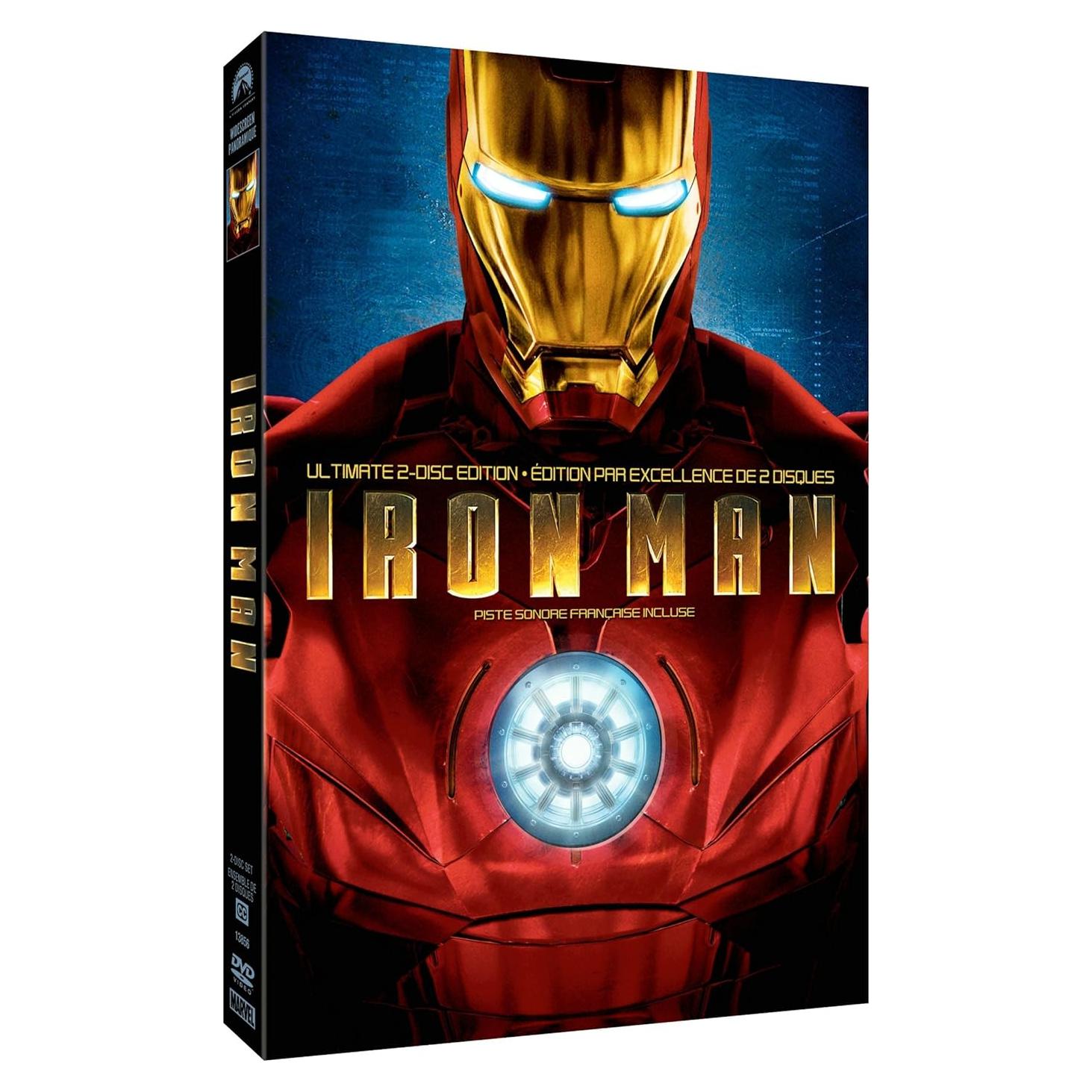 Película Hombre de Hierro Blu-ray 136g 18x13cm