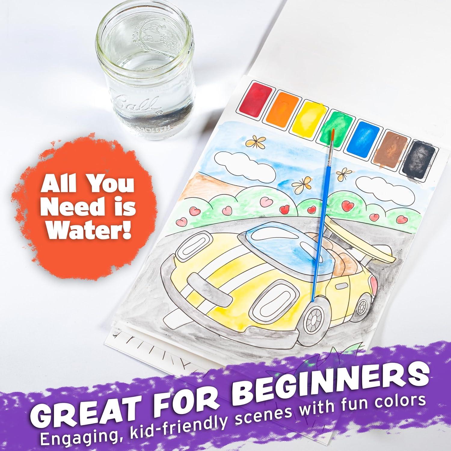 Libros para Pintar con Agua Imagination Works - Set de 3