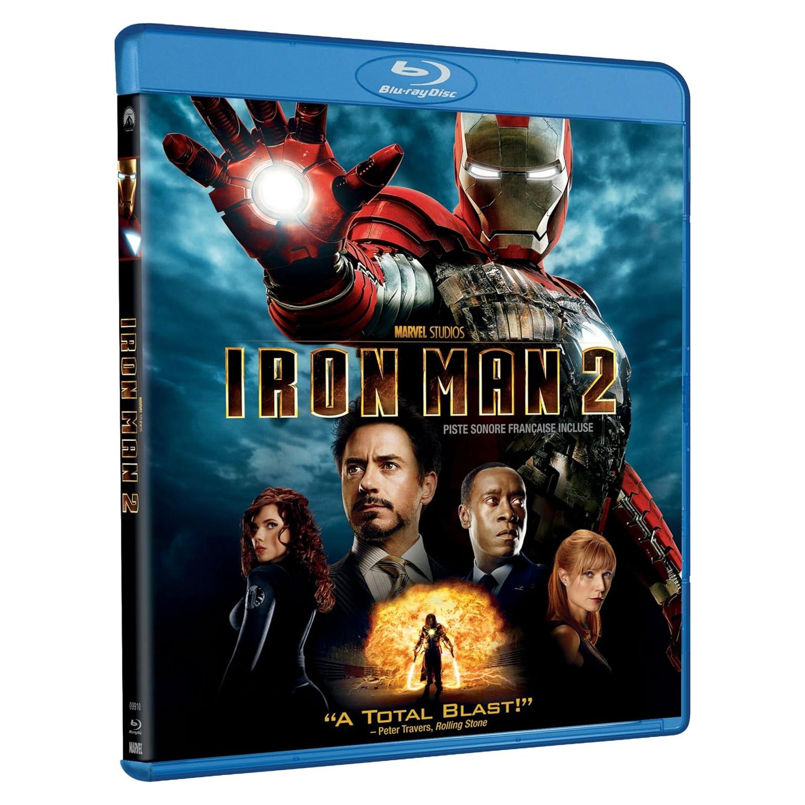 Película Iron Man 2 Blu-ray 17x13 cm 90g