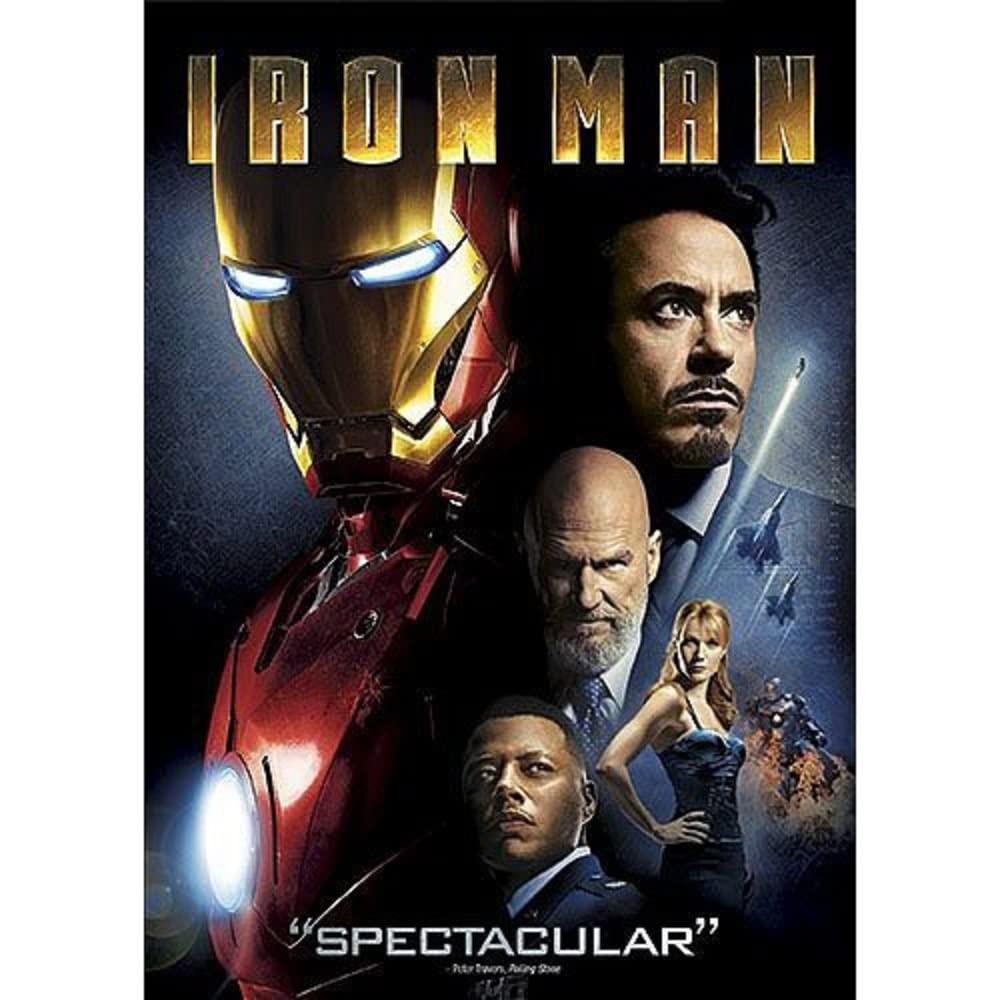 Conjunto de Películas Iron Man 1 2 3 en DVD Marvel