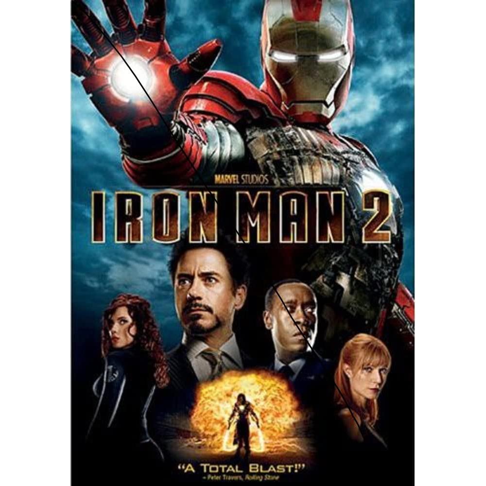 Conjunto de Películas Iron Man 1 2 3 en DVD Marvel