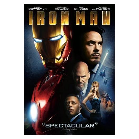 Iron Man DVD 2008 NTSC Importado EE.UU. 17.78x12.7 cm