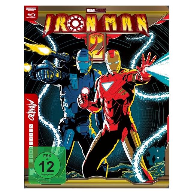 Iron Man 2 - Edición Mondo 4K Steelbook Blu-ray Limitado