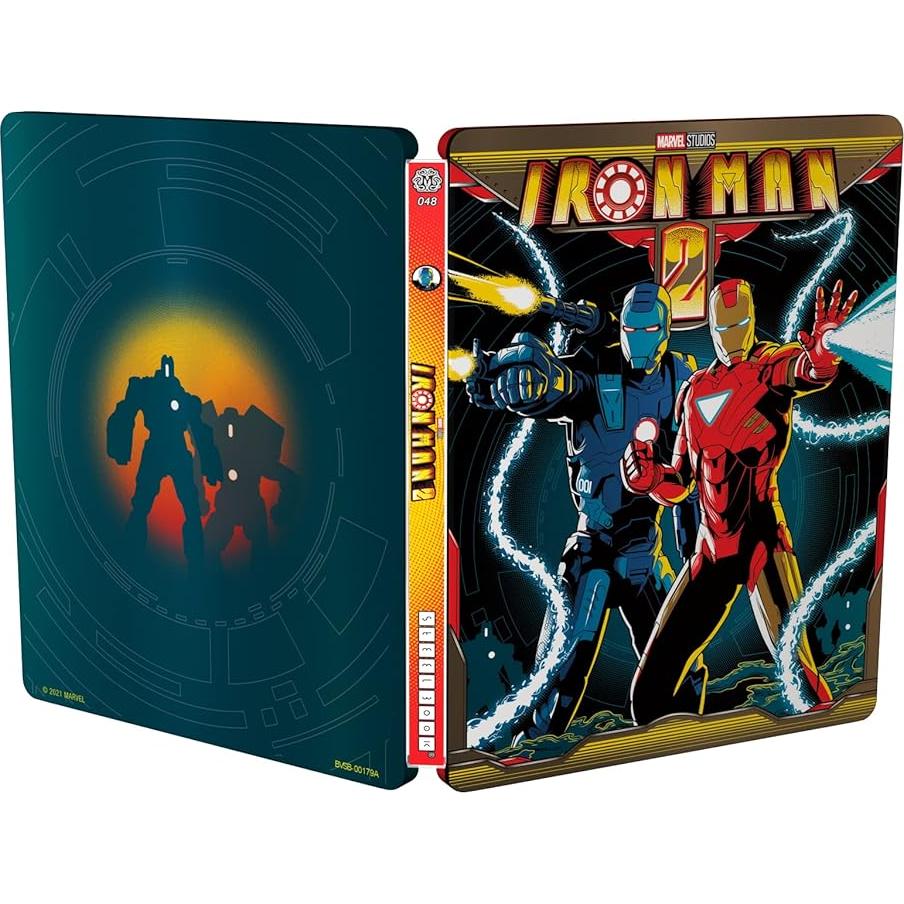 Iron Man 2 - Edición Mondo 4K Steelbook Blu-ray Limitado