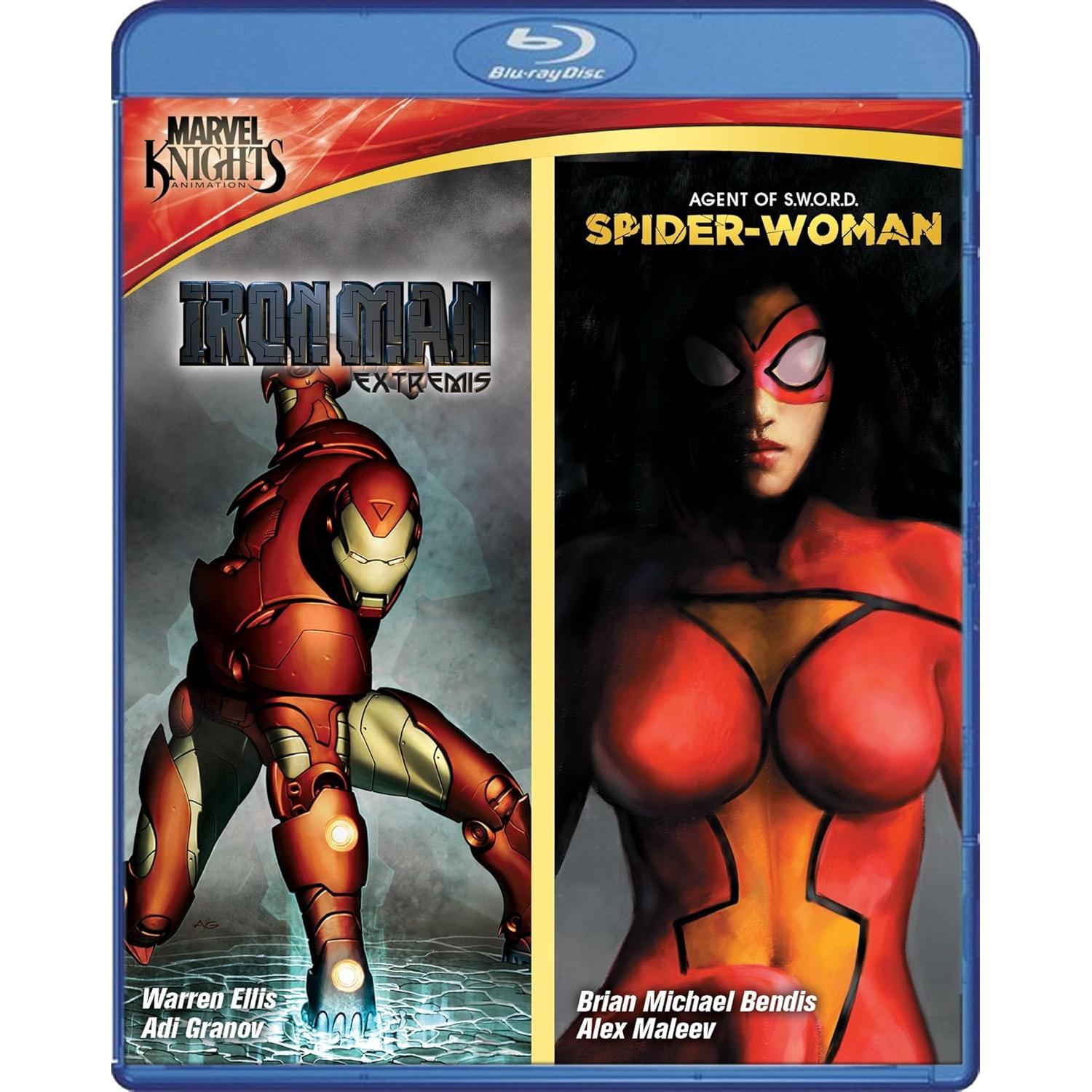 Blu-ray Marvel Knights: Iron Man y Spider Woman - Animación HD