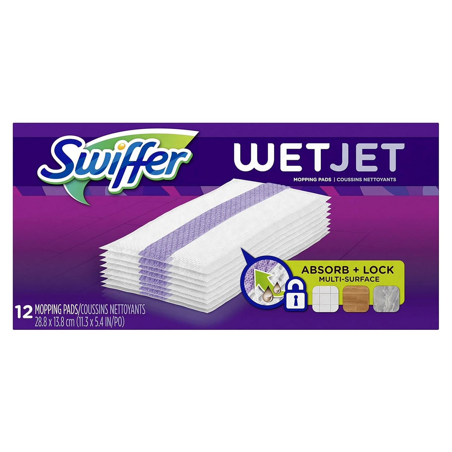 Swiffer WetJet Paños de Limpieza Multi-Superficie 12 Cuentos