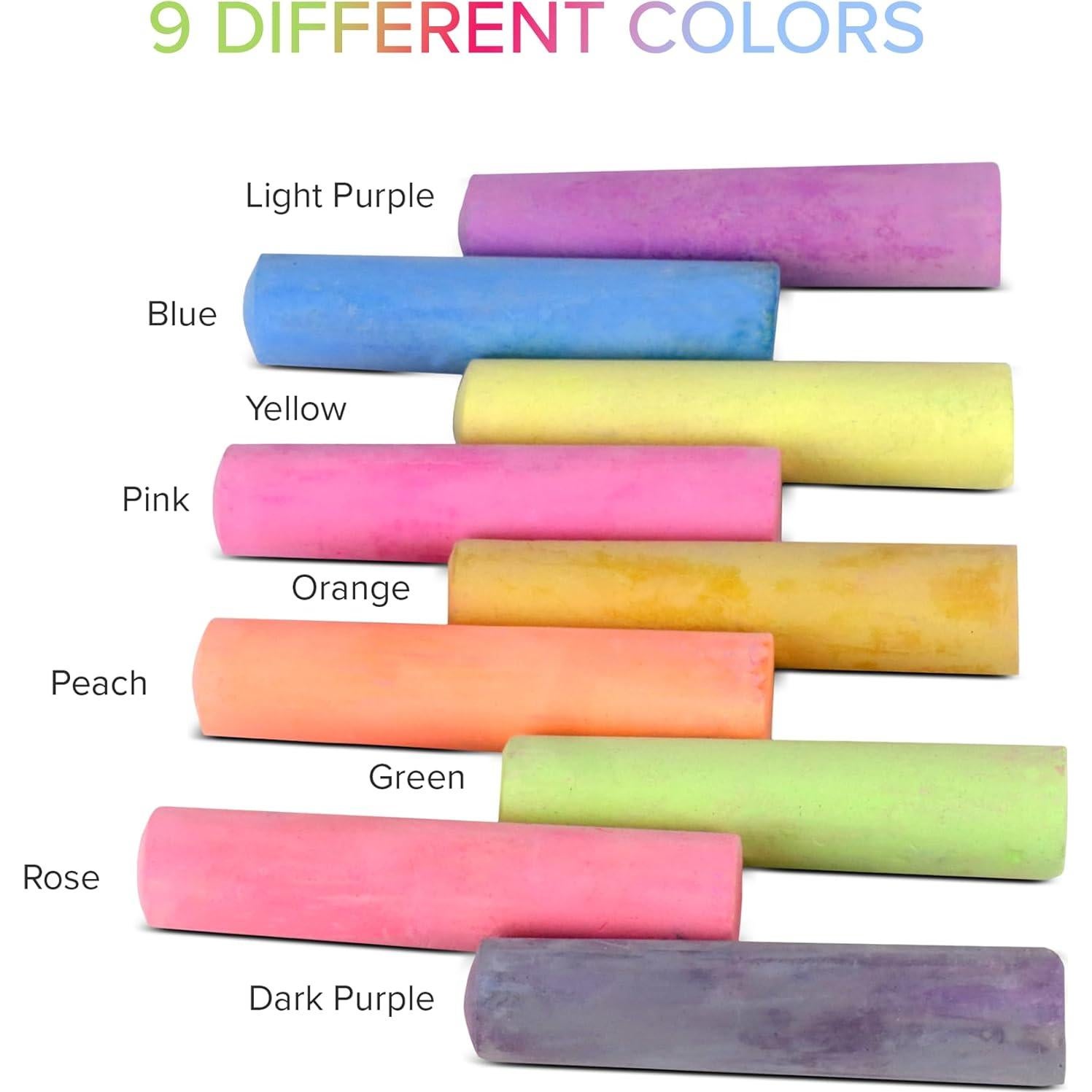 Set de Tizas de Acera Kid Made Modern 24 Piezas Multicolor