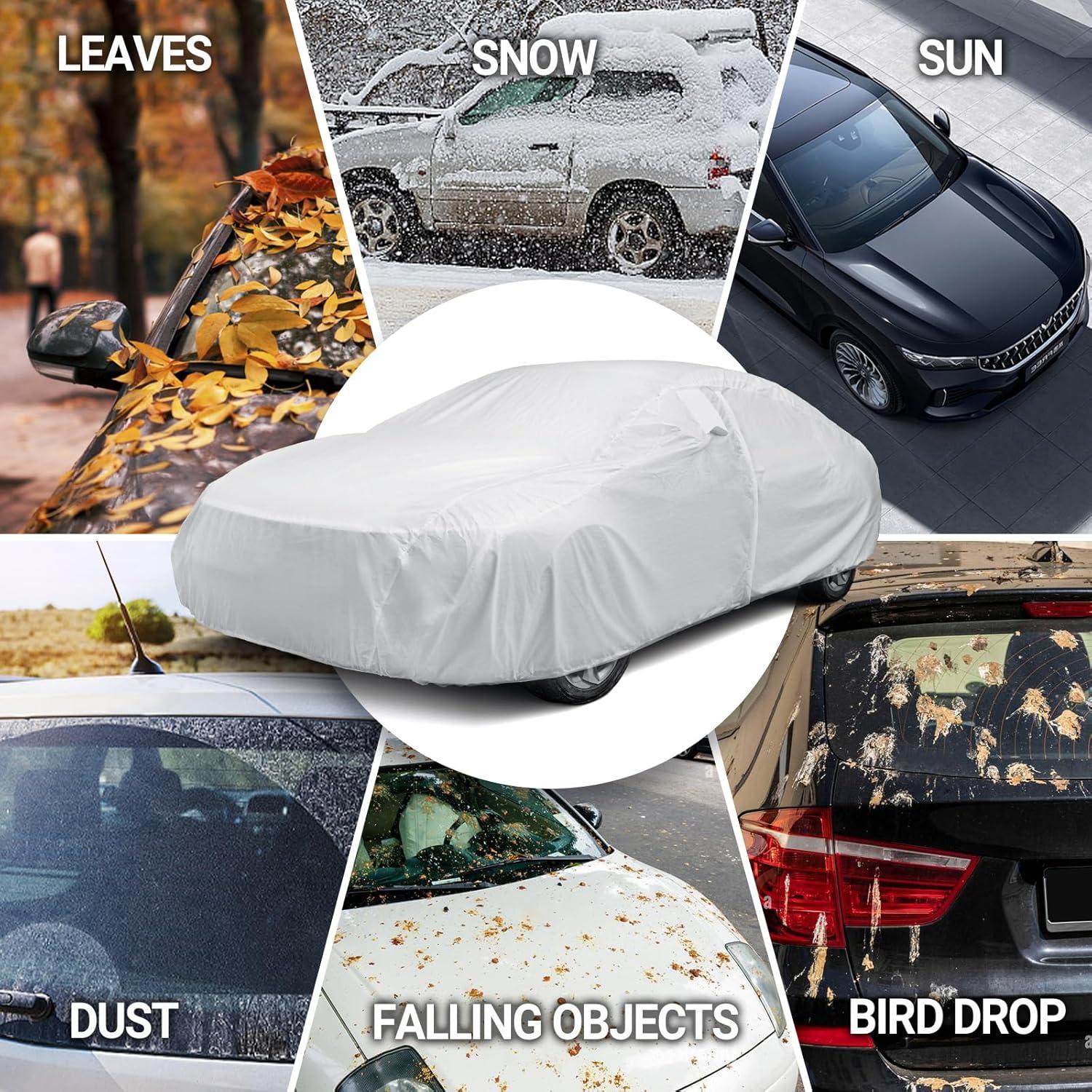 Cubierta de Coche Season Guard Hyvek Impermeable 508x152 cm