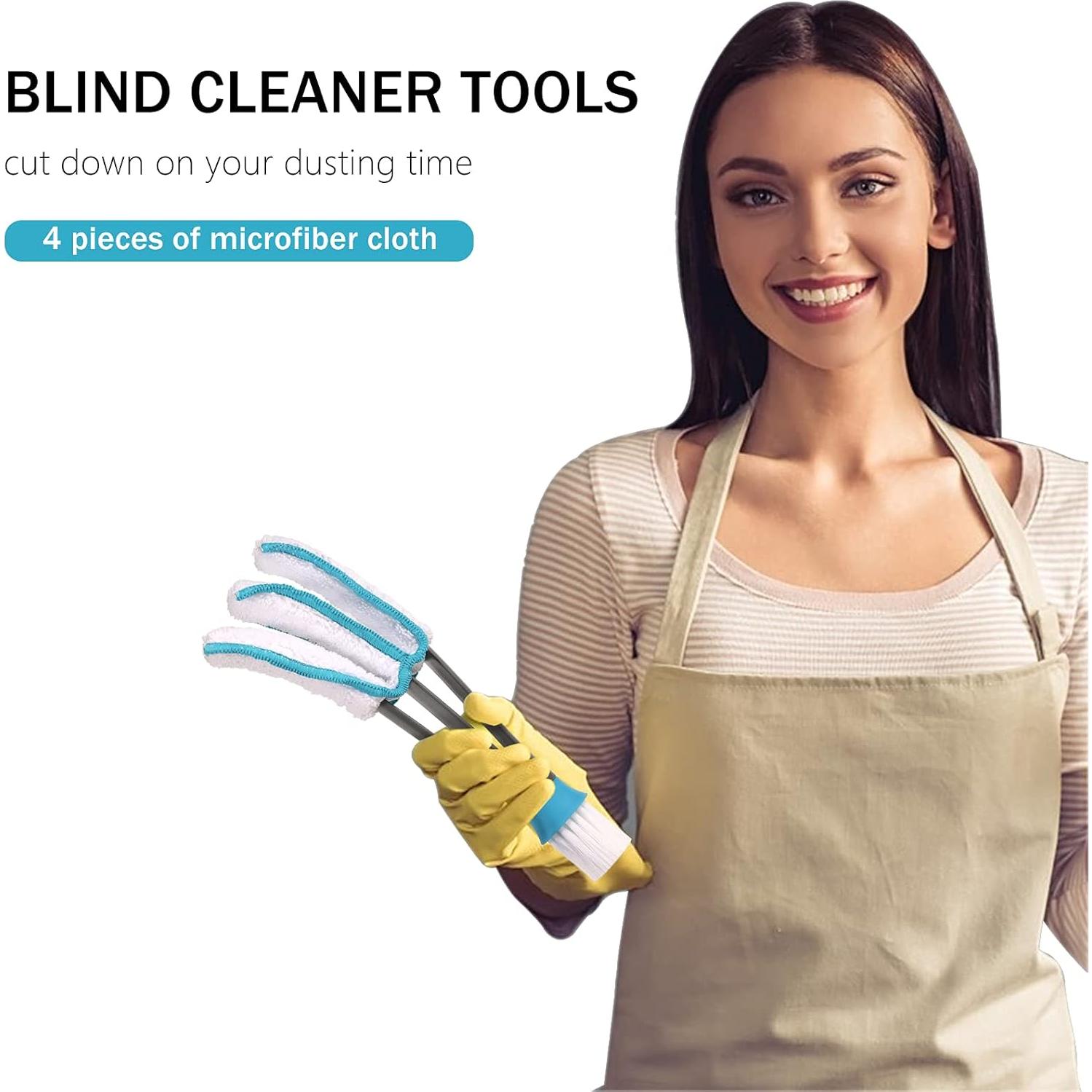 Limpiador de Persianas SetSail con 5 Mangas de Microfibra