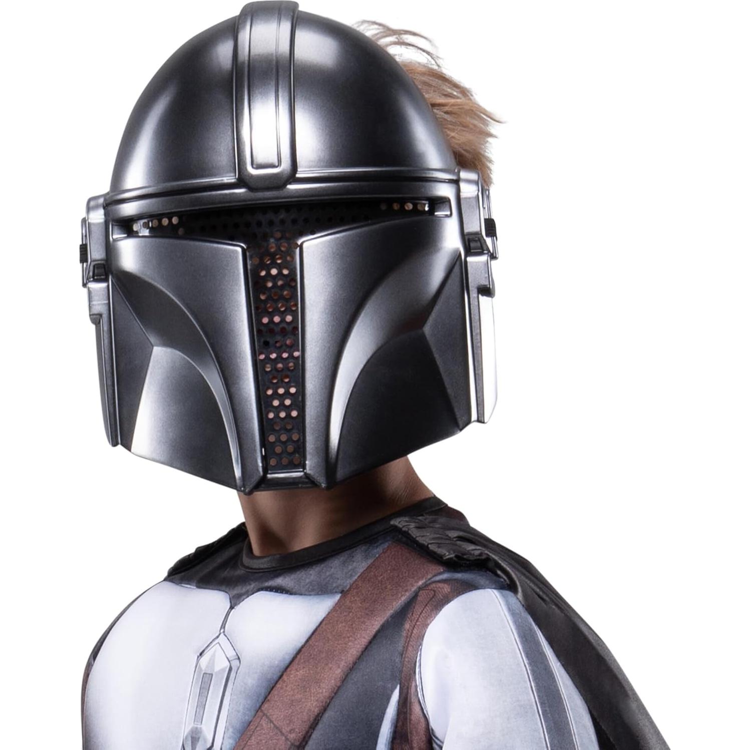 Disfraz juvenil Star Wars The Mandalorian con capa y máscara