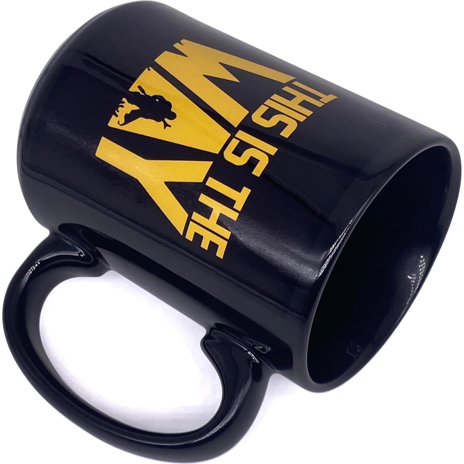 Taza de Café Star Wars Mandalorian 311ml Cerámica Negra