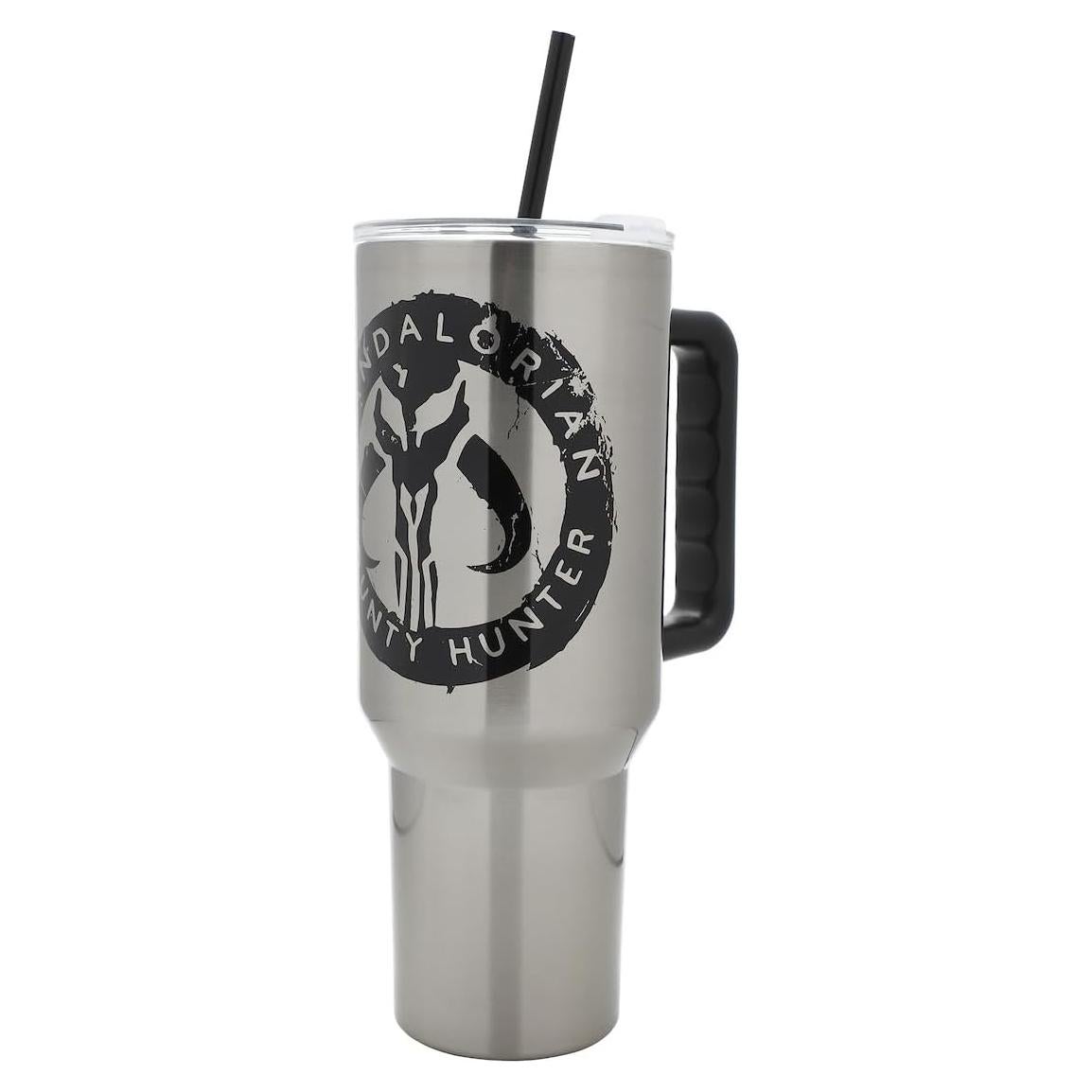 Vaso Acero Inoxidable Bioworld Mandaloriano 1.18L Aislado