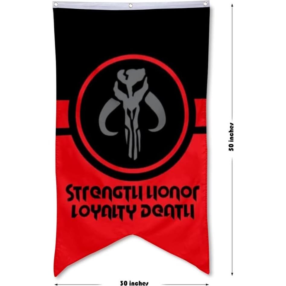 Banner Mandaloriano 30x50 cm para Man Cave