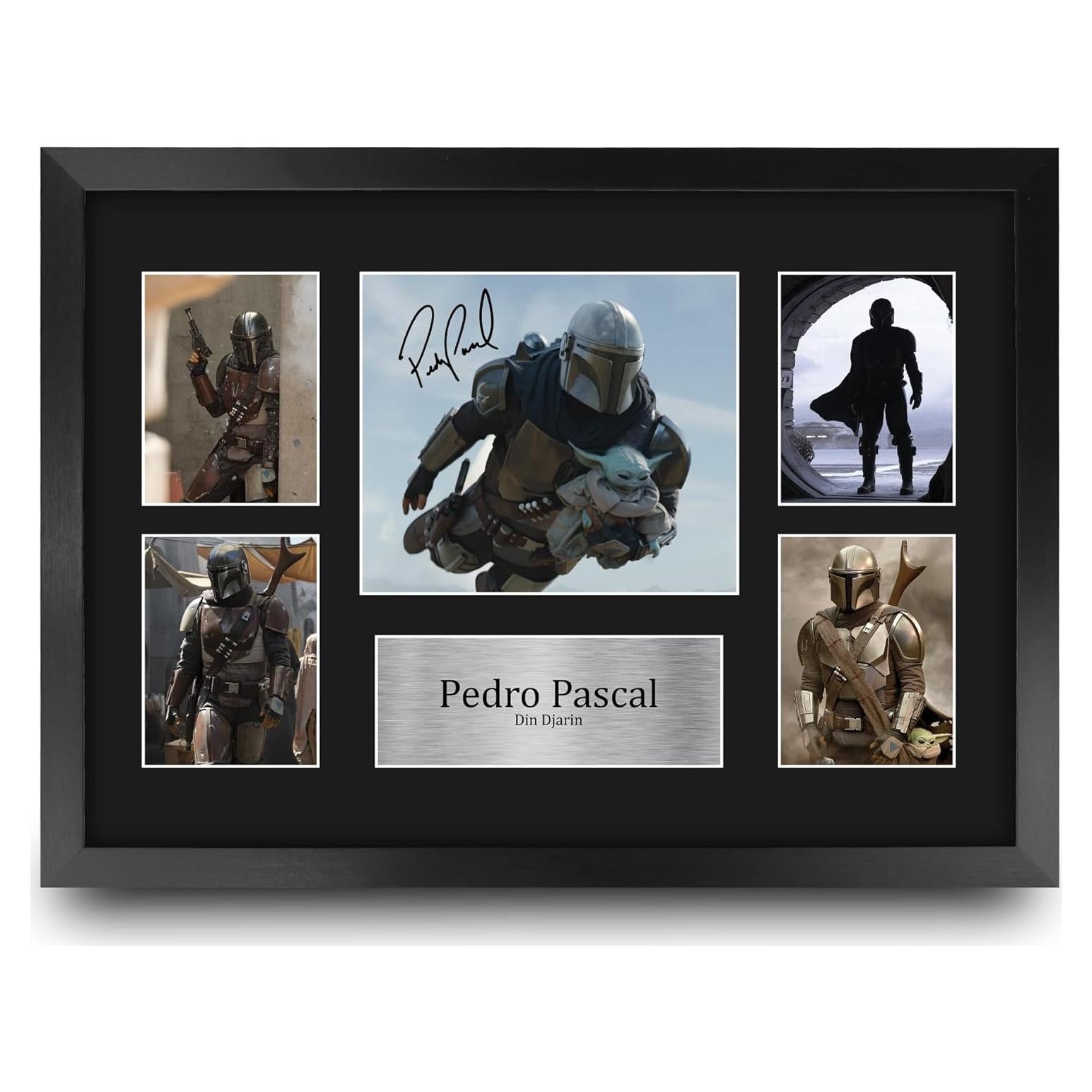 Fotografía Enmarcada Pedro Pascal The Mandalorian 43x33 cm