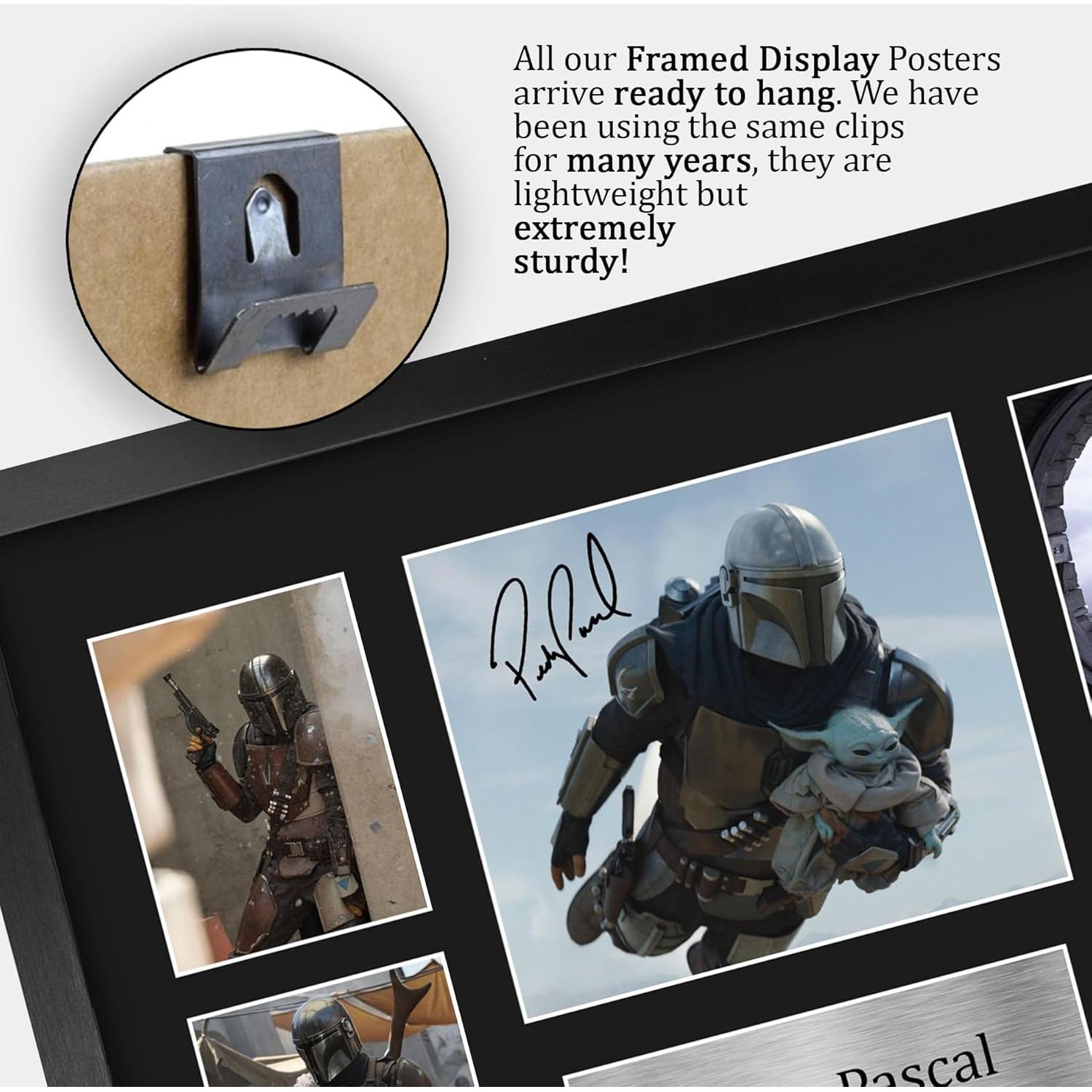 Fotografía Enmarcada Pedro Pascal The Mandalorian 43x33 cm