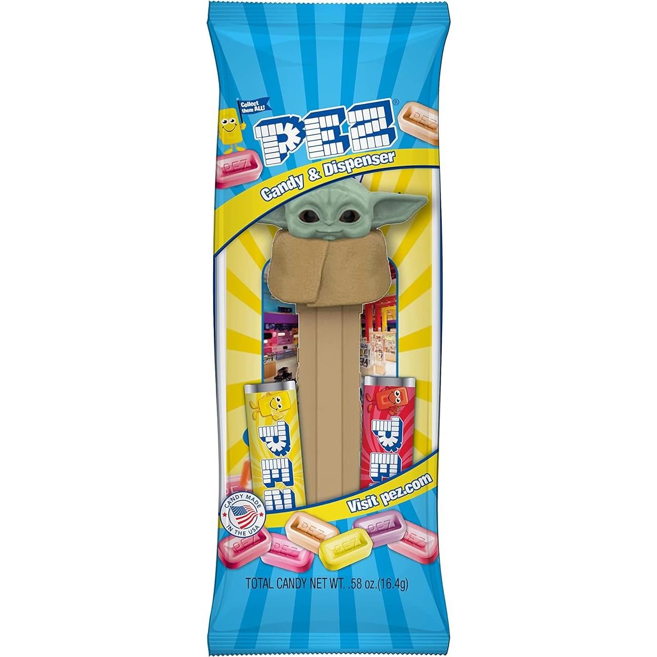 Dispensadores de Caramelos PEZ Mandaloriano - Paquete de 12