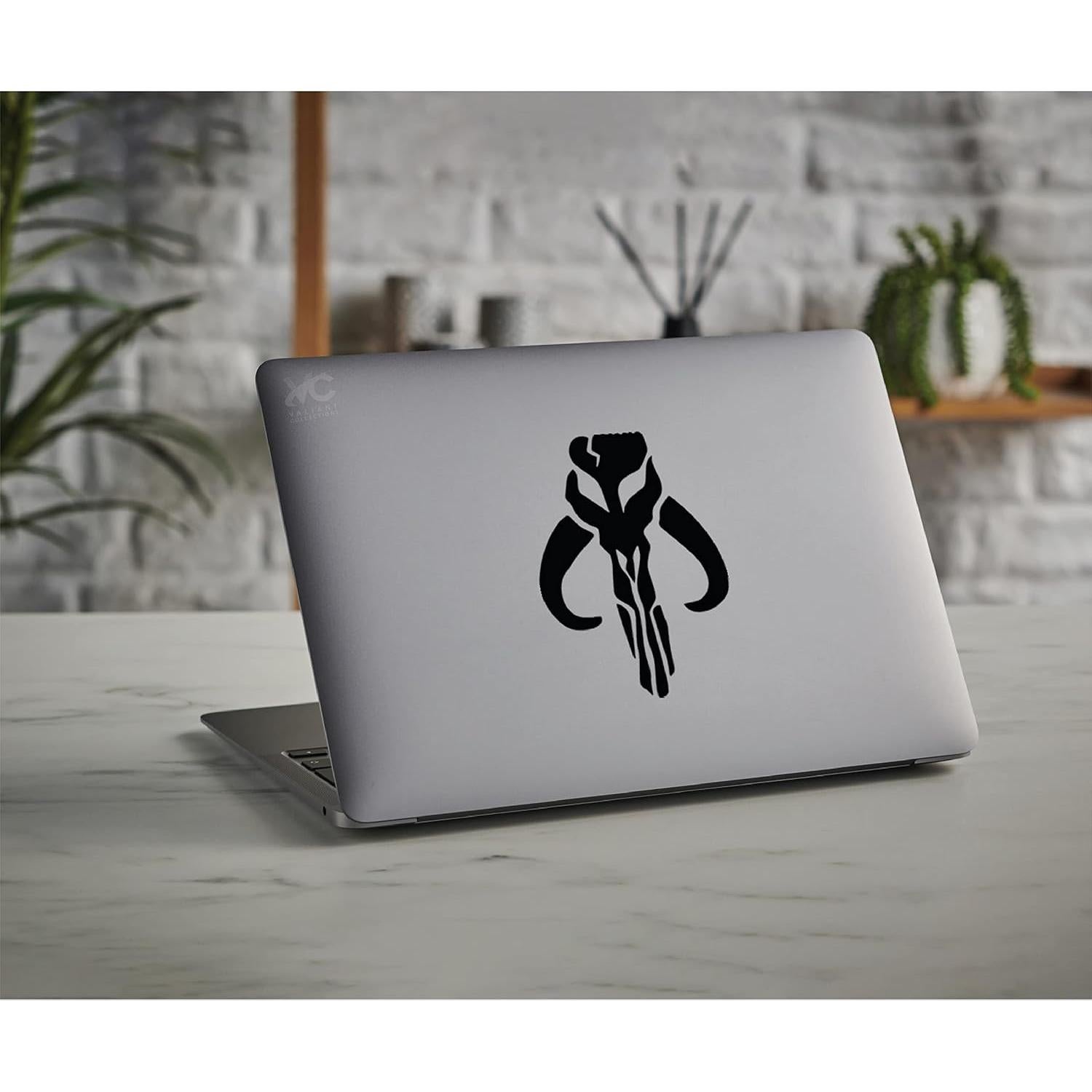 Calcomanía de Vinilo Bounty Hunter Mandalorian - Valiant Collections - Impermeable y Removible