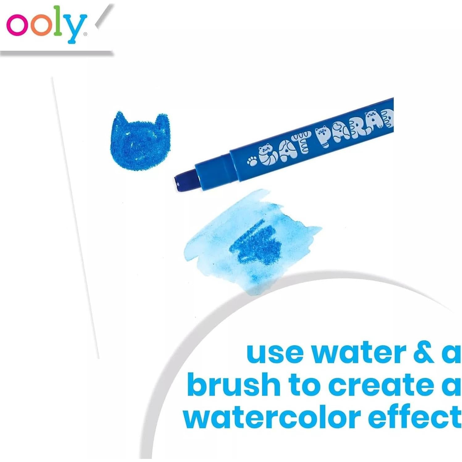 Crayones de Gel Ooly Desfile de Gatos - Set de 12 Colores