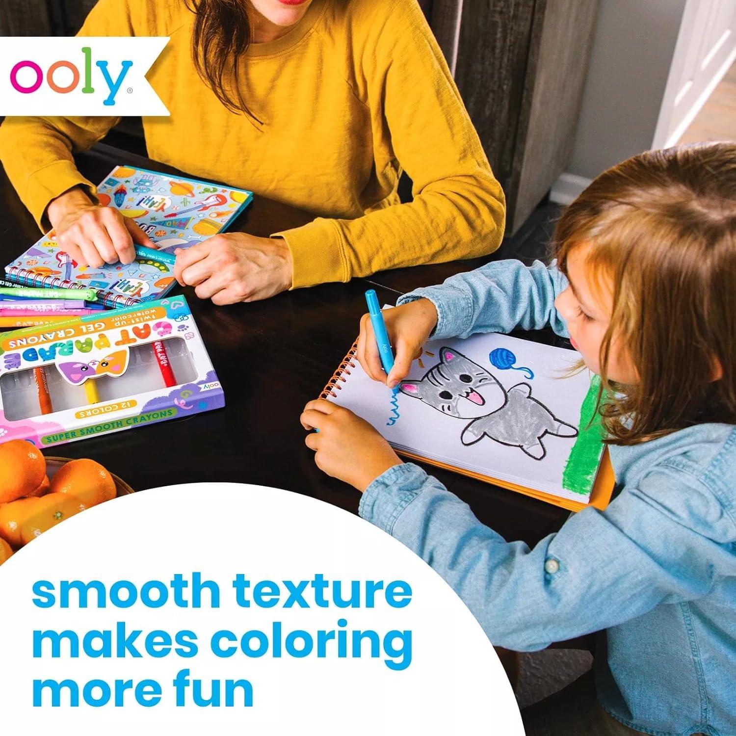 Crayones de Gel Ooly Desfile de Gatos - Set de 12 Colores