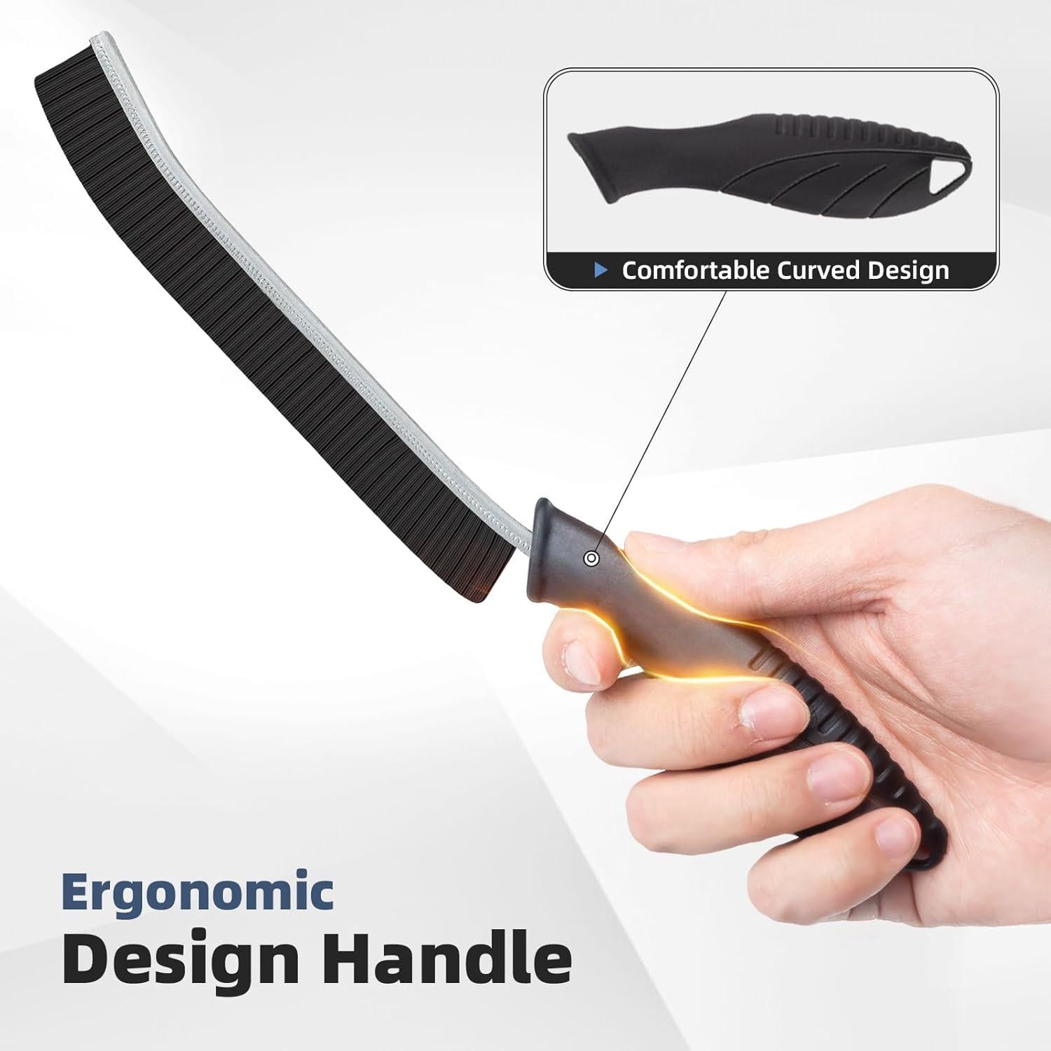 Cepillo de Limpieza de Ranuras FOOGWEE - 3 Unidades, Cerdas Duras