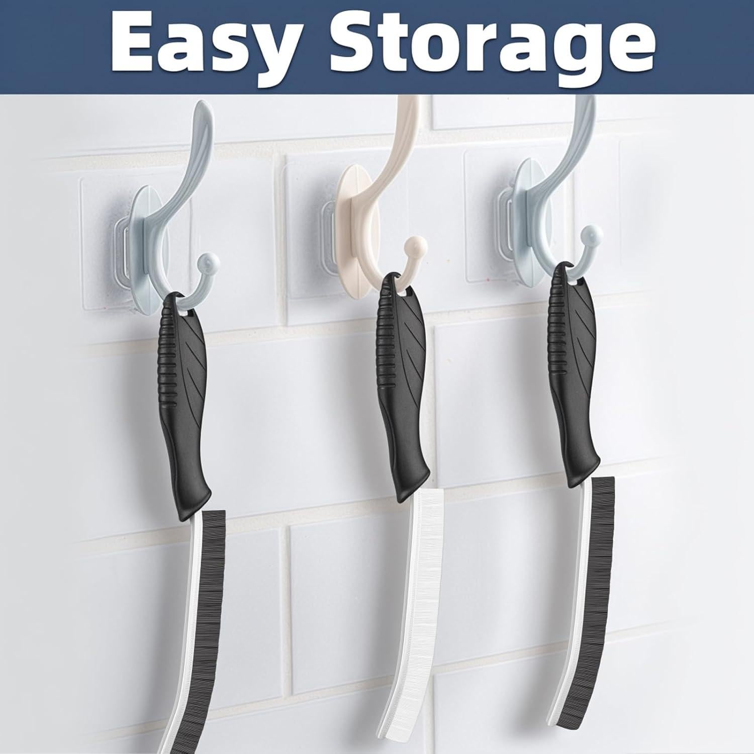 Cepillo de Limpieza de Ranuras FOOGWEE - 3 Unidades, Cerdas Duras