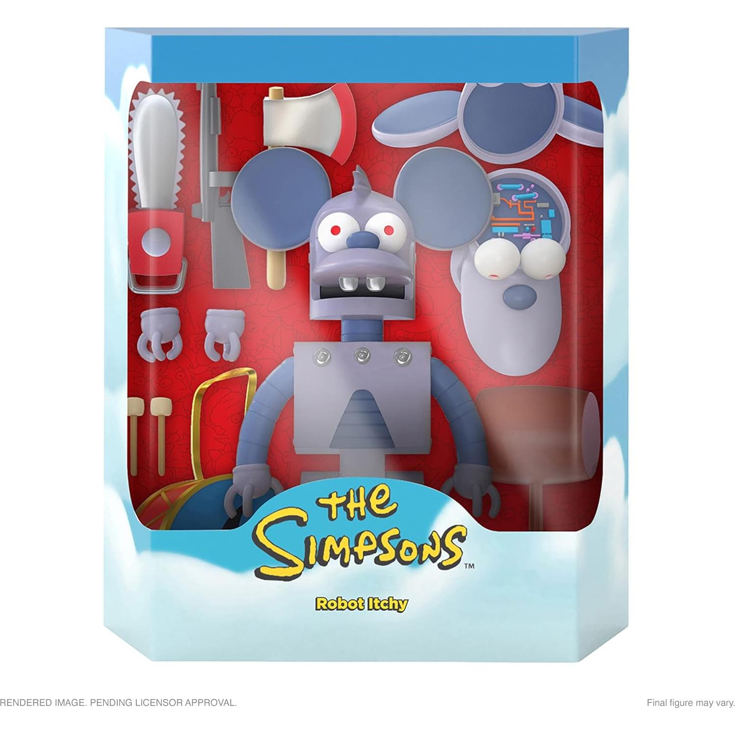 Figura Robot Itchy ULTIMATES! Super7 17.78 cm articulada