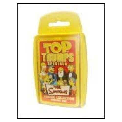 Juego de Cartas Vintage Top Trumps Los Simpsons Vol 1
