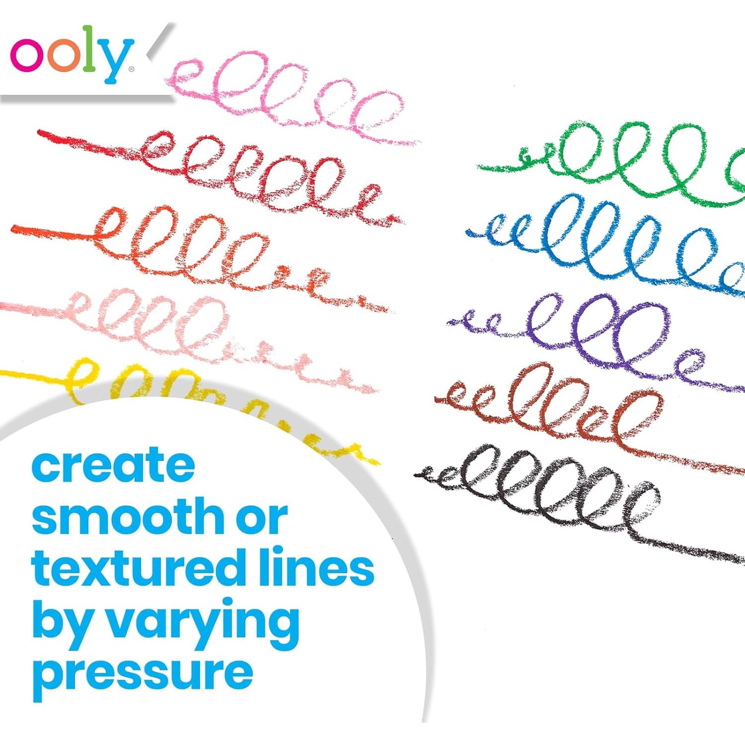 Crayones de Gel Ooly Rainy Dayz - Set 12 Colores para Vidrio