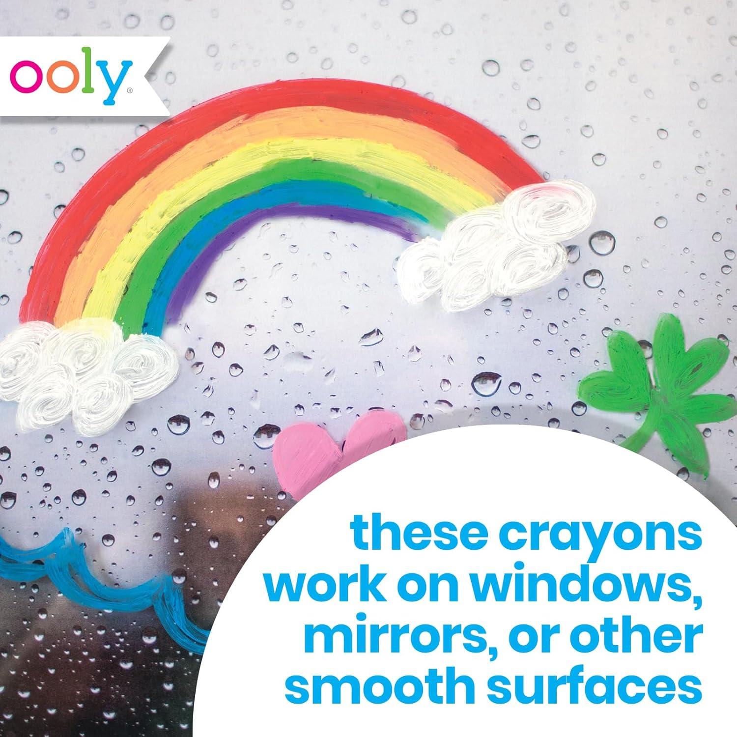 Crayones de Gel Ooly Rainy Dayz - Set 12 Colores para Vidrio