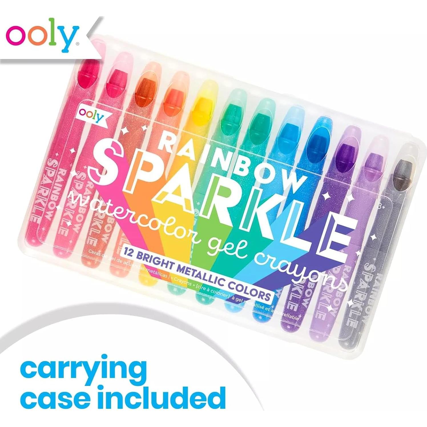 Lápices de Gel Brillantes OOLY - Set de 12 Acuarela