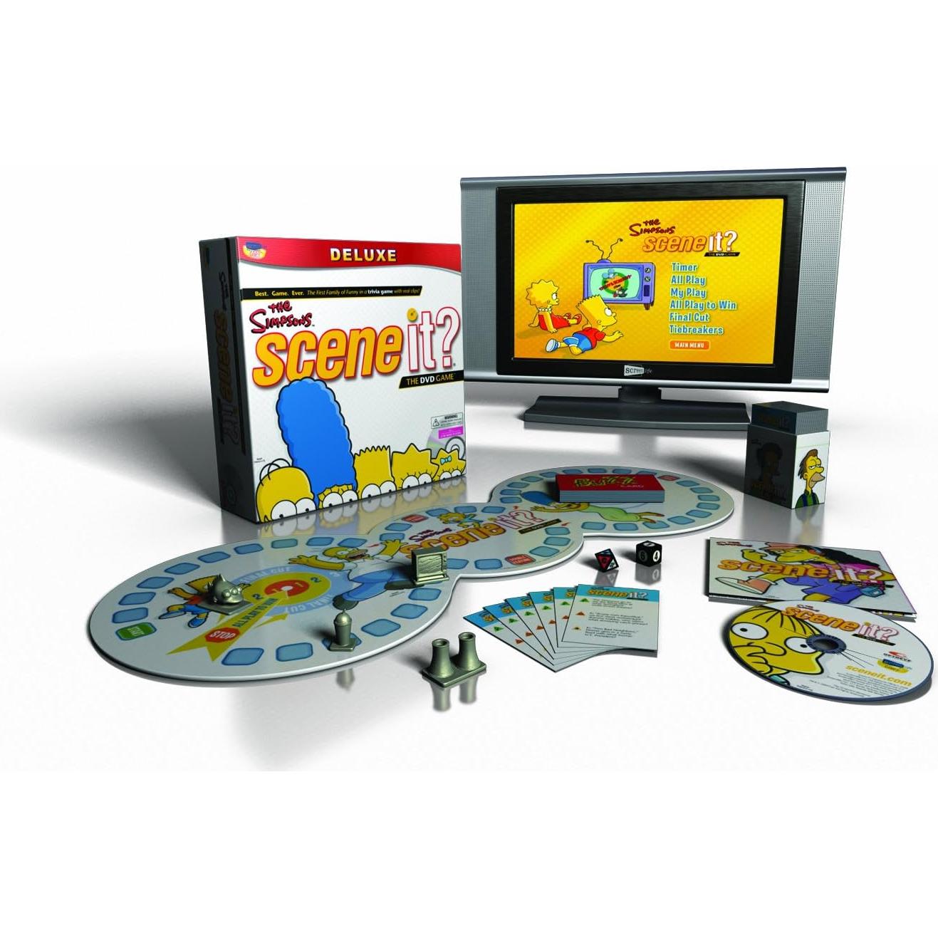 Juego de Trivia Scene It? Deluxe Los Simpsons - 20 Aniversario