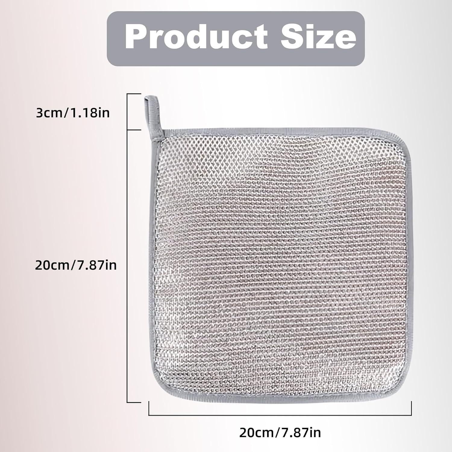 Trapos de Lavado de Platos de Alambre Genérico 20x20 cm - 5 Piezas