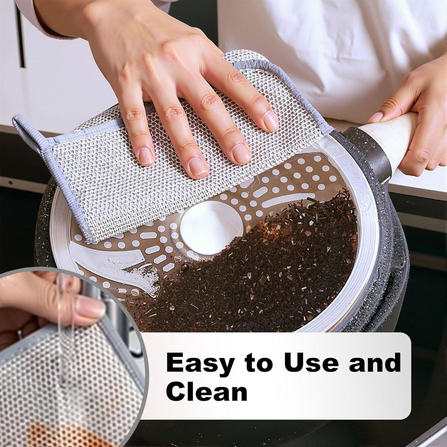 Trapos de Lavado de Platos de Alambre Genérico 20x20 cm - 5 Piezas