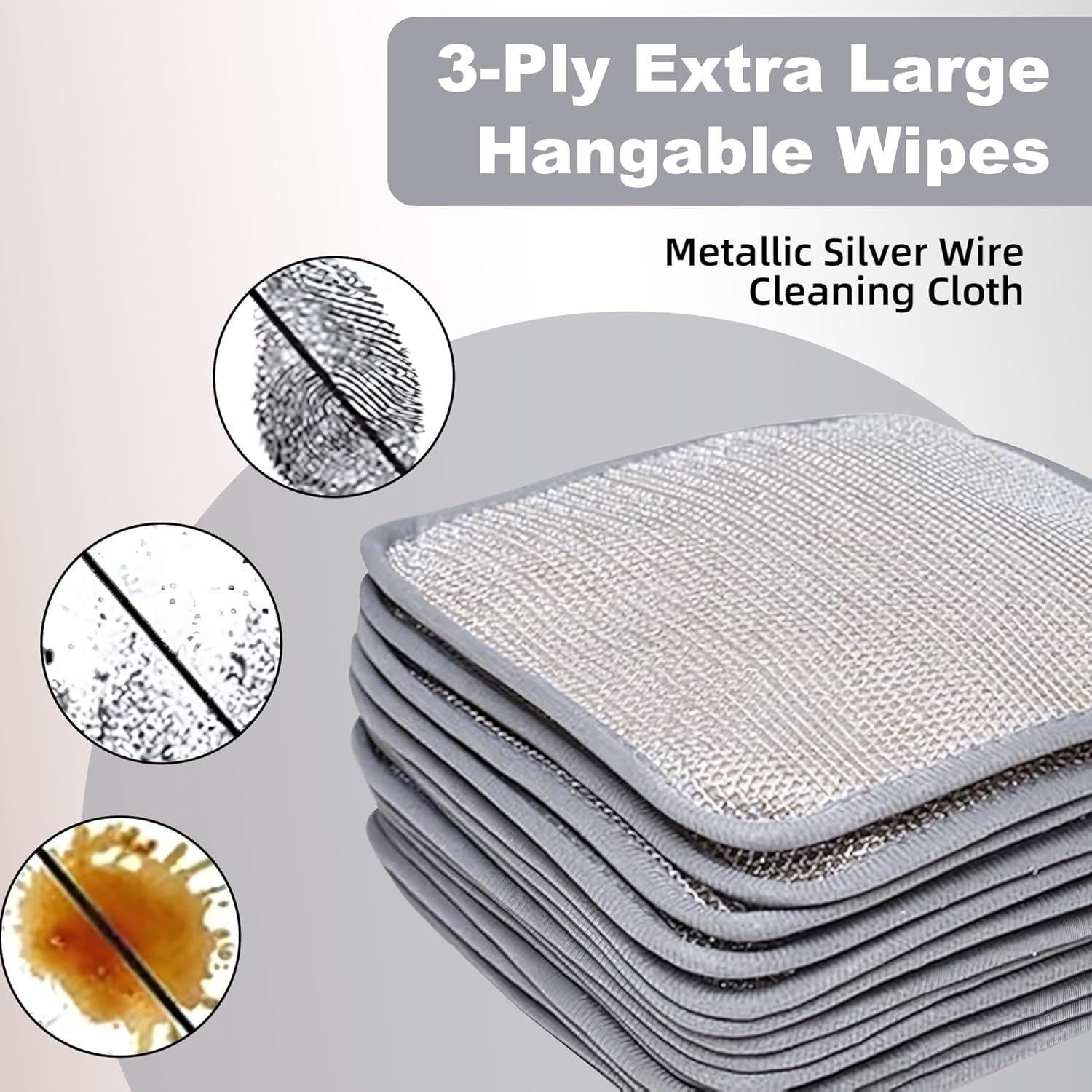 Trapos de Lavado de Platos de Alambre Genérico 20x20 cm - 5 Piezas