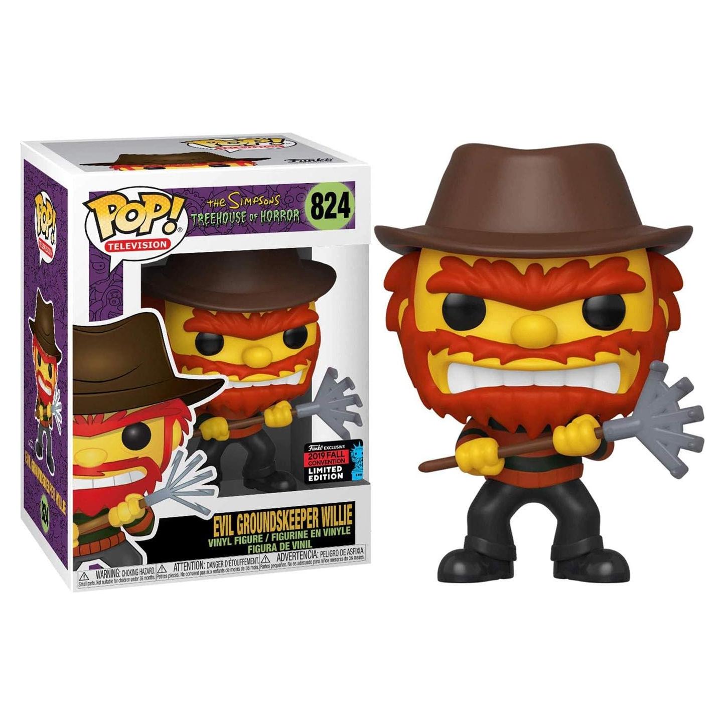 Funko Pop! Simpsons Malvado Jardinero Willie 16x9x11.5cm