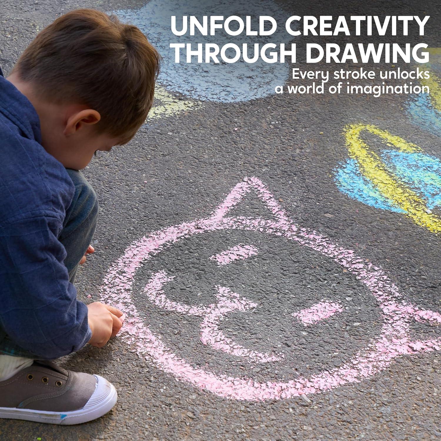 Set de 20 Tizas Lavables JOYIN Multicolor No Tóxicas