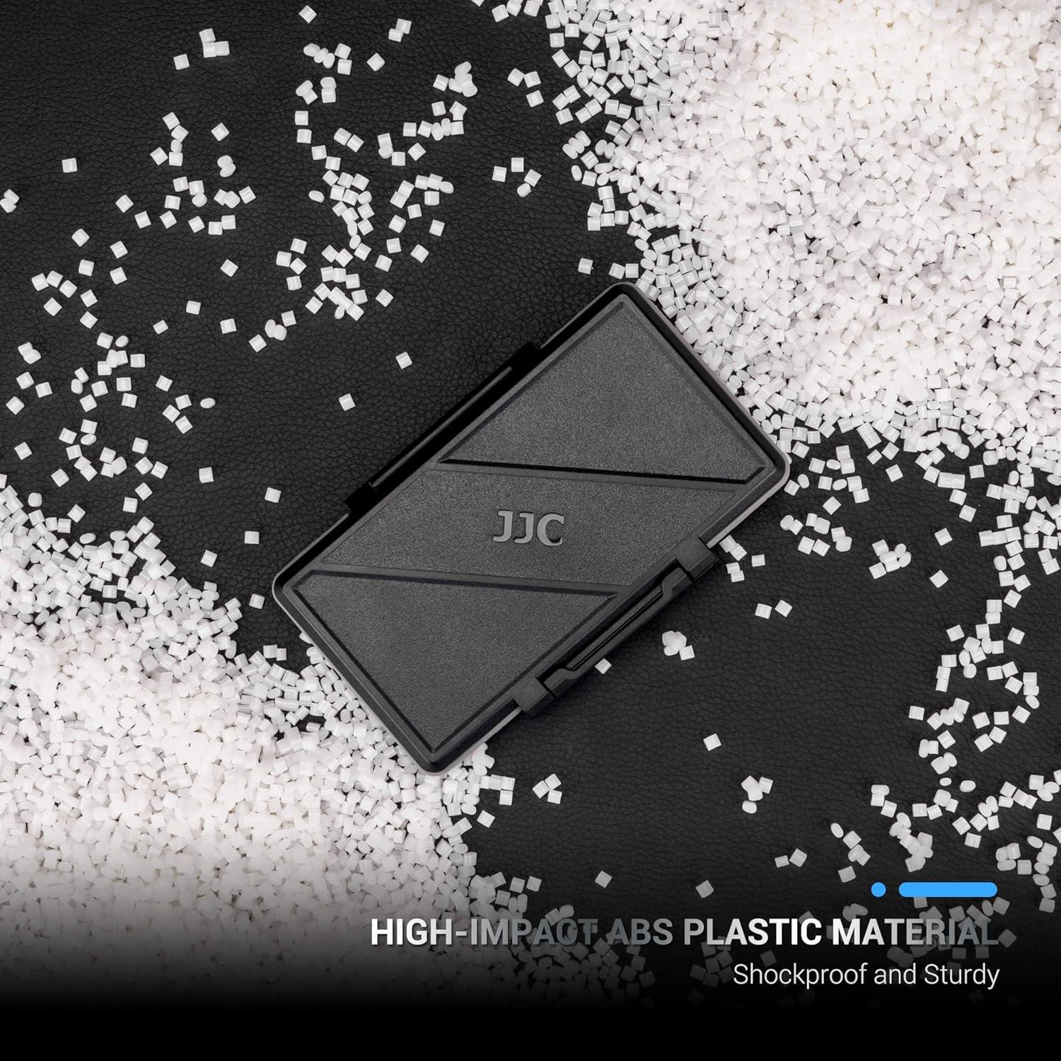 Soporte para 6 tarjetas XQD/CFexpress Tipo B JJC resistente al agua