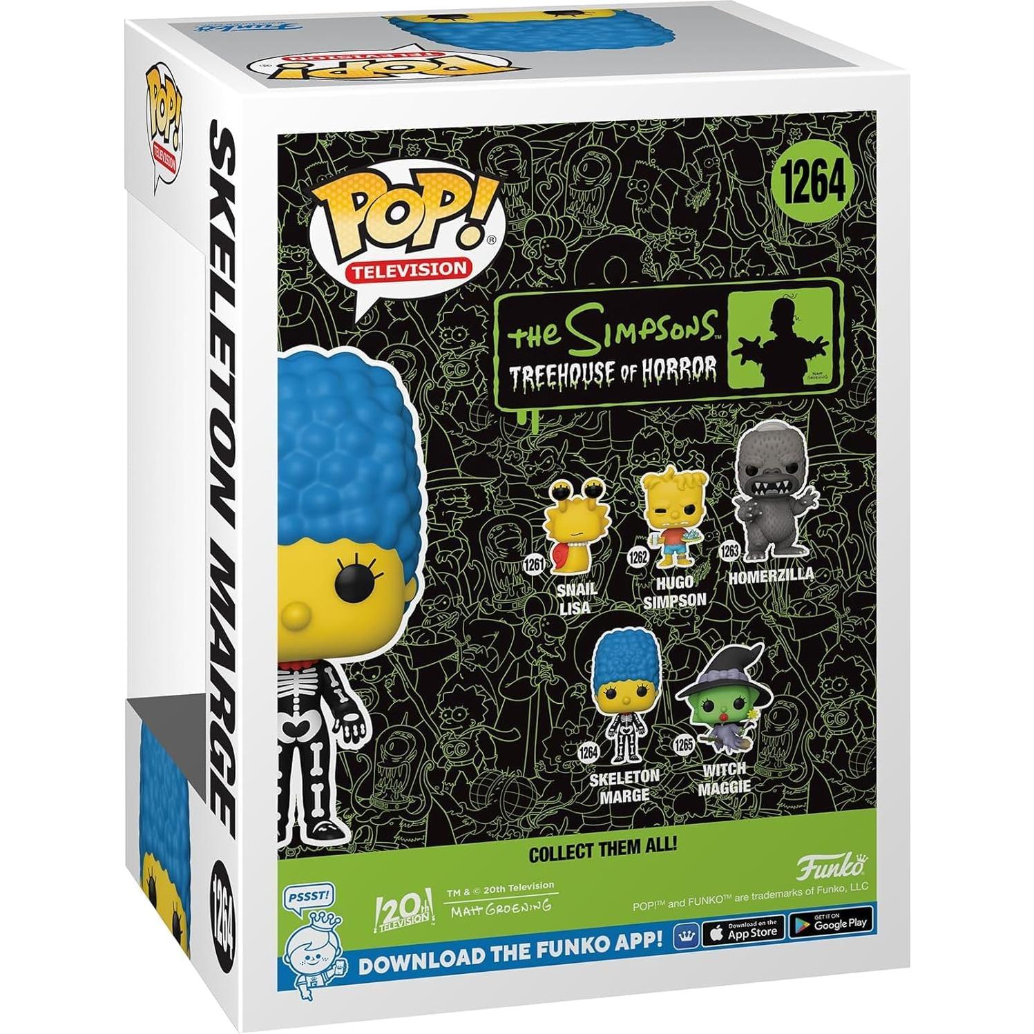 Figura de Vinilo Funko Pop! Skeleton Marge - Los Simpsons 9.53 cm