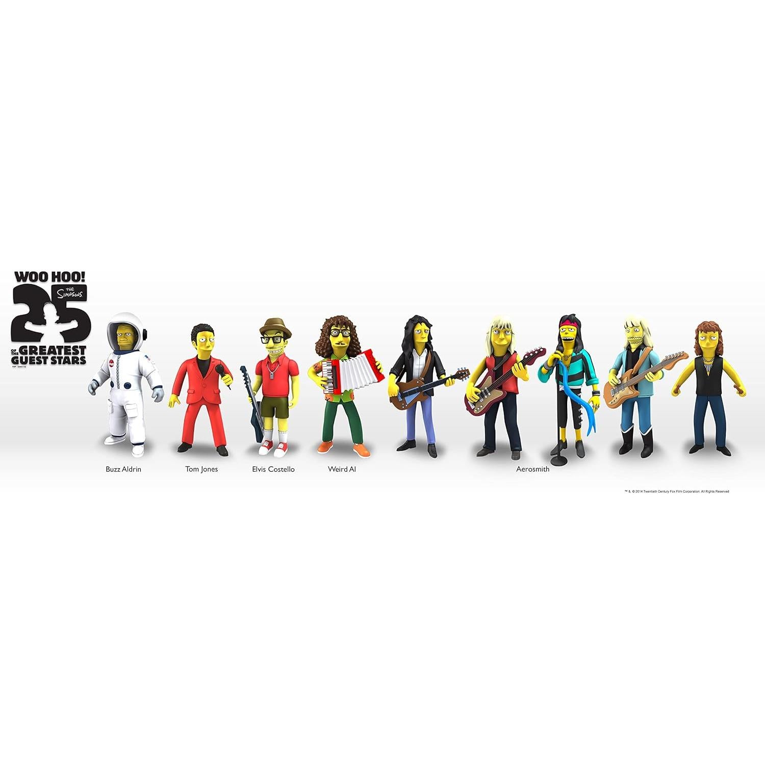 Figura de Acción NECA 25 Aniversario Los Simpsons Steven Tyler 12.7 cm