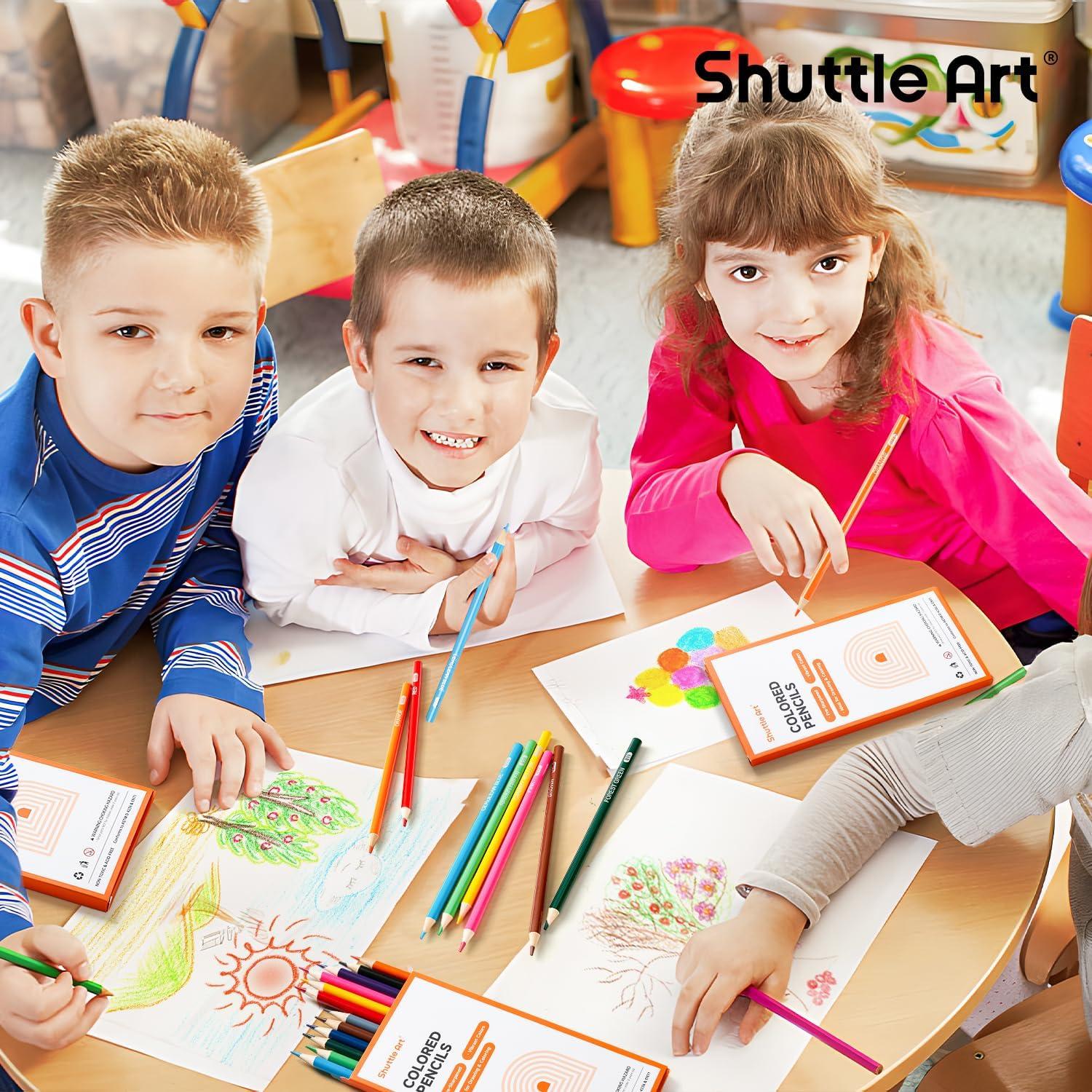 Lápices de Colores Shuttle Art 144 Piezas Multicolor
