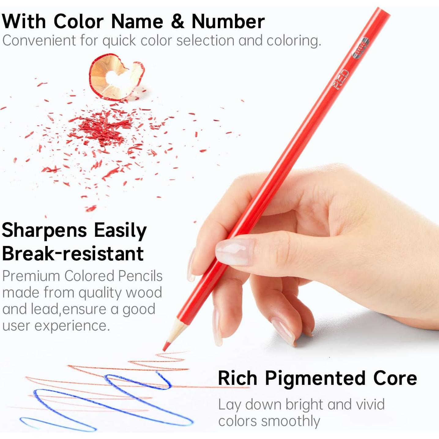 Lápices de Colores Shuttle Art 288 Piezas Multicolor